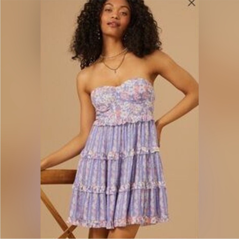 NWOT Altar’d State Strapless Dress - Size Medium